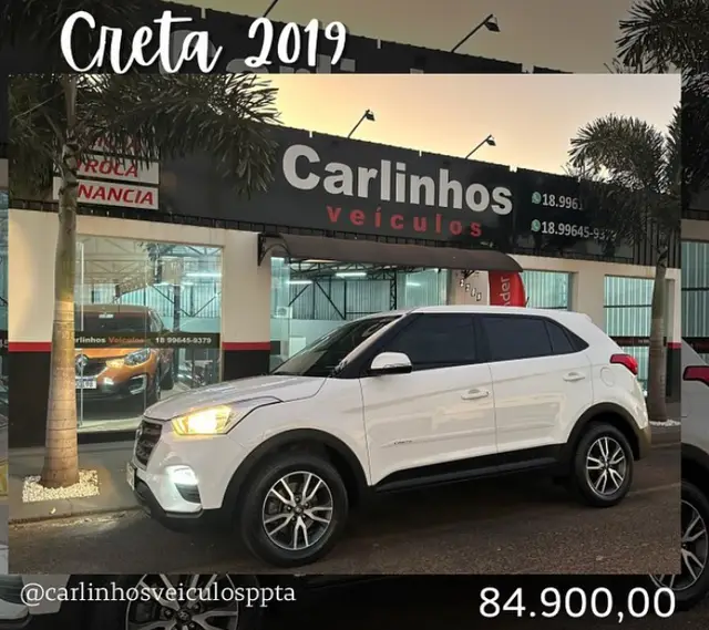 Carro Hyundai Creta 2019 Attitude 1.6 (Flex)