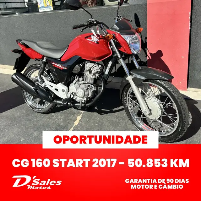Moto Honda CG 160 2017 Start