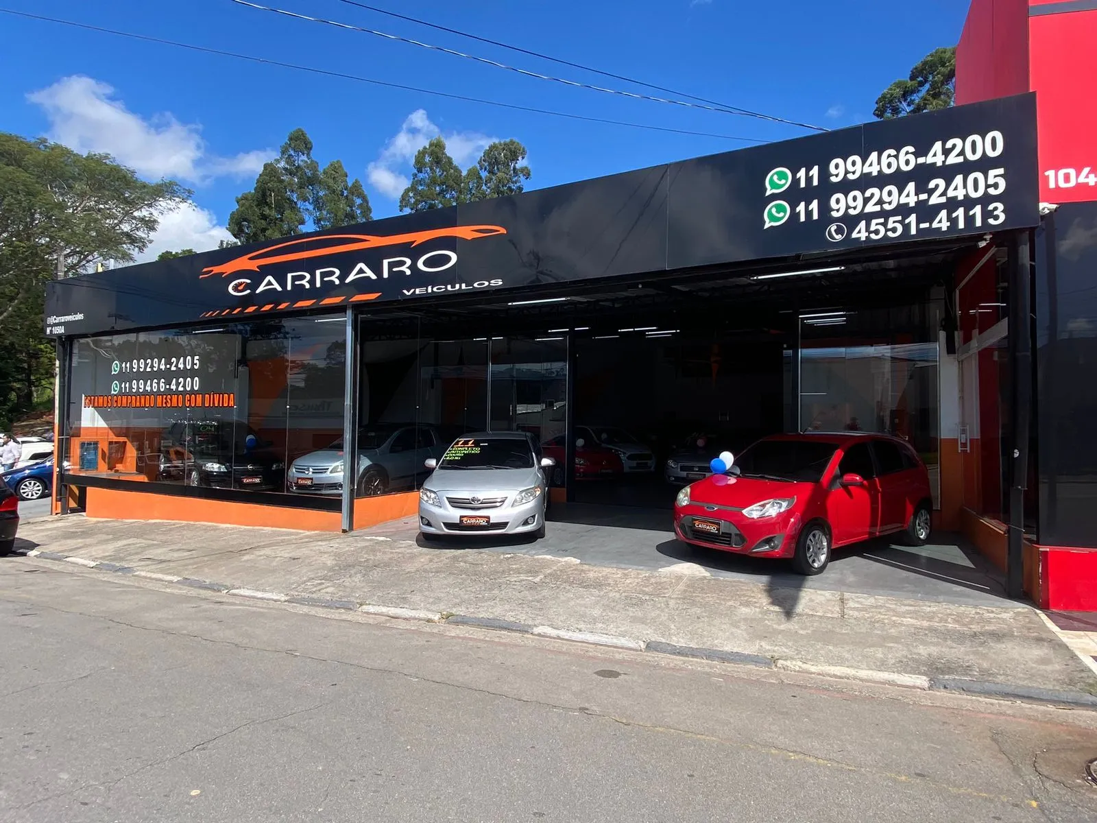 Fachada da loja Veículos à venda em CARRARO VEÍCULOS - Cotia - SP | Mobiauto