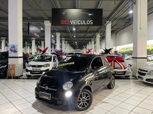 Carro Fiat 500 2012 Cult 1.4 8V