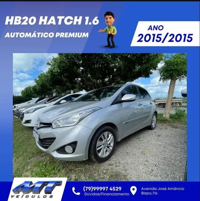 Carro Hyundai HB20 2015 1.6 Premium (Aut) (Flex)