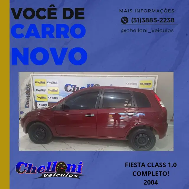 Carro Ford Fiesta Hatch 2004 1.0