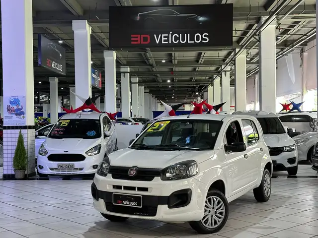 Carro Fiat Uno 2021 Attractive 1.0