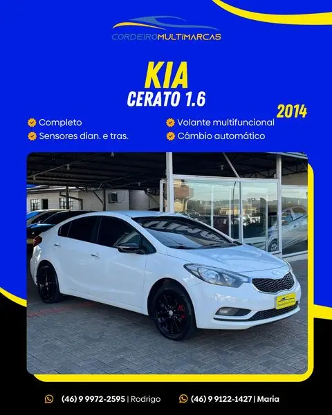 Carro Kia Cerato 2014 1.6 16V (Flex)