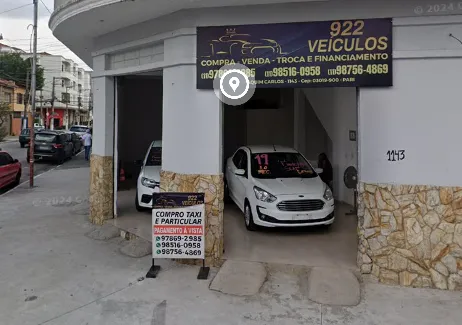 Fachada da loja Veículos à venda em 922 VEICULOS - São Paulo - SP | Mobiauto
