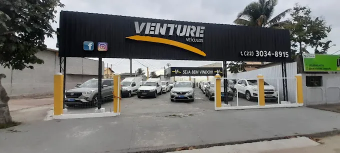 Fachada da loja Venture Veiculos - Rio das Ostras - RJ