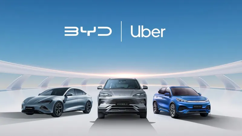 BYD e Uber se unem e querem aumentar frota de carros elétricos no mundo