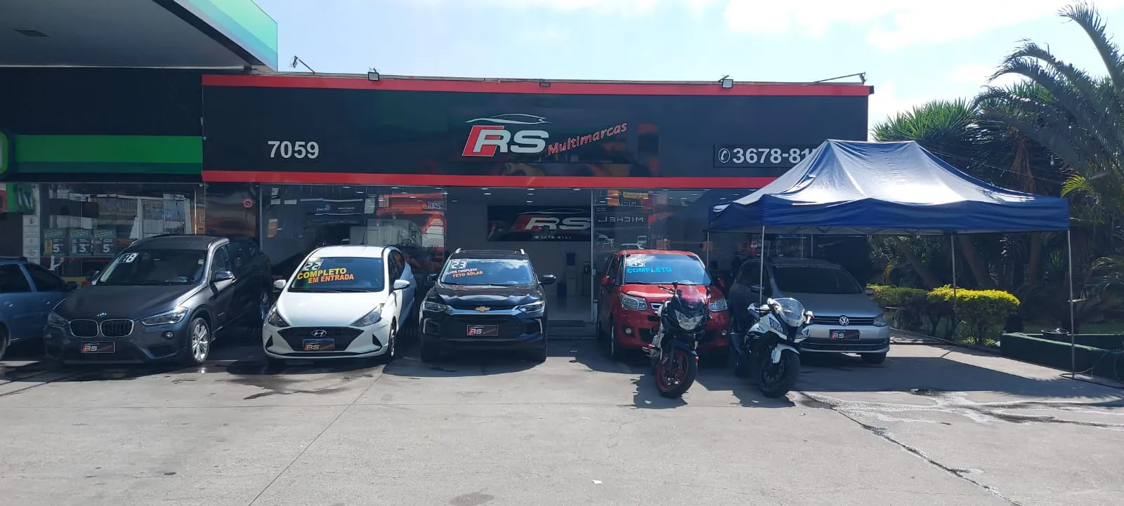 Fachada da loja Veículos à venda em RS Multimarcas - São Paulo - SP | Mobiauto