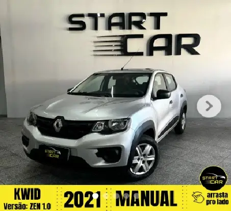 Carro Renault Kwid 2021 Zen 1.0 12v SCe (Flex)