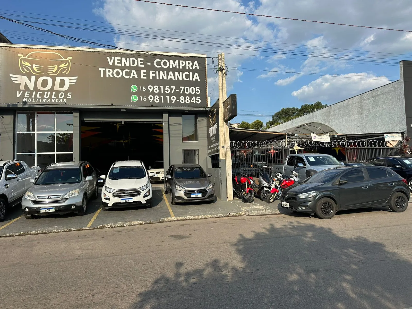 Fachada da loja NOD VEICULOS MULTIMARCAS - Porto Feliz - SP