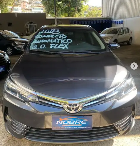 Carro Toyota Corolla 2018 2.0 XEi Multi-Drive S (Flex)