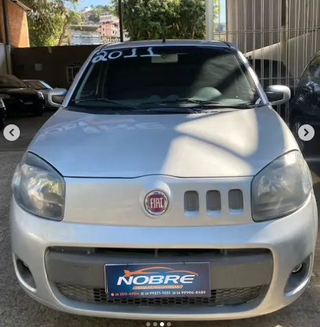 Carro Fiat Uno 2011 VIVACE Celeb. 1.0 EVO F.Flex 8V 5p