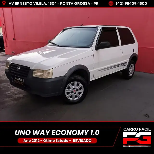 Carro Fiat Uno 2012 Way 1.0 8V (Flex) 2p