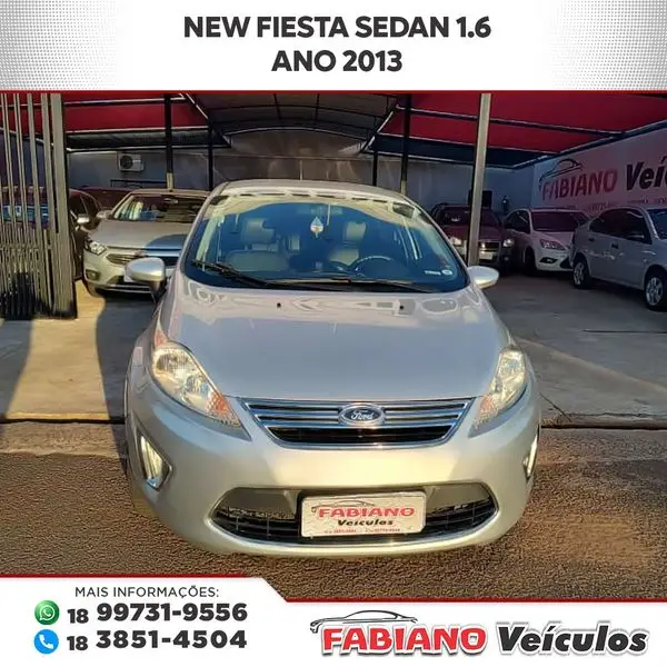 Carro Ford Fiesta Sedan 2013 Sed. 1.6 8V Flex 4p