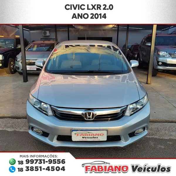 Carro Honda Civic 2014 LXS 1.8 i-VTEC (Aut) (Flex)