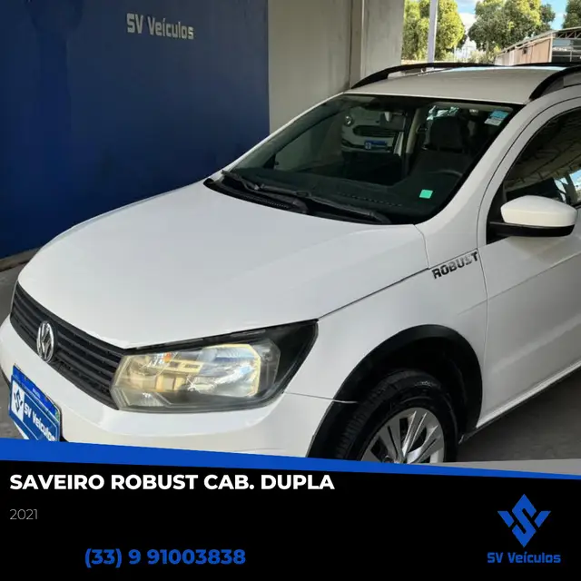 Carro Volkswagen Saveiro 2021 Robust 1.6 MSI CS (Flex)