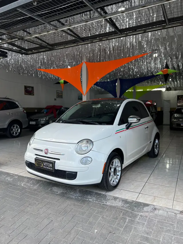 Carro Fiat 500 2014 Cult Dualogic 1.4 Evo (Flex)