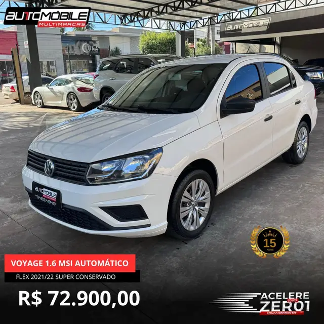 Carro Volkswagen Voyage 2022 1.6