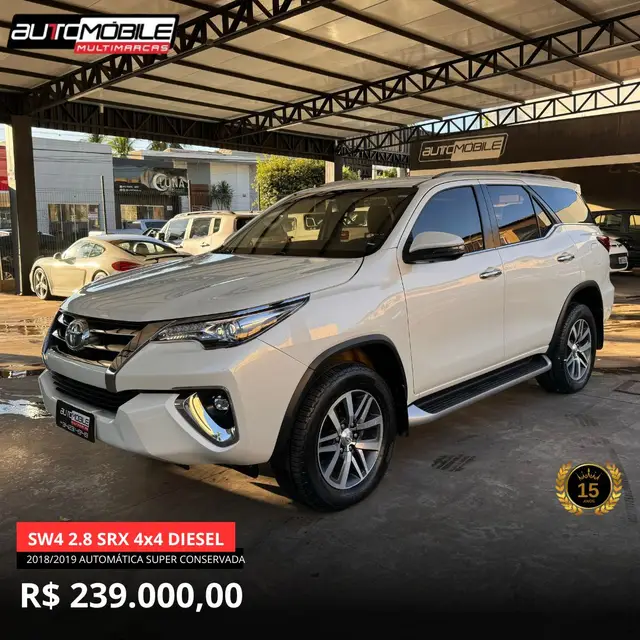 Carro Toyota SW4 2019 2.8 TDI SRX 7L 4x4 (Aut) (Diesel)