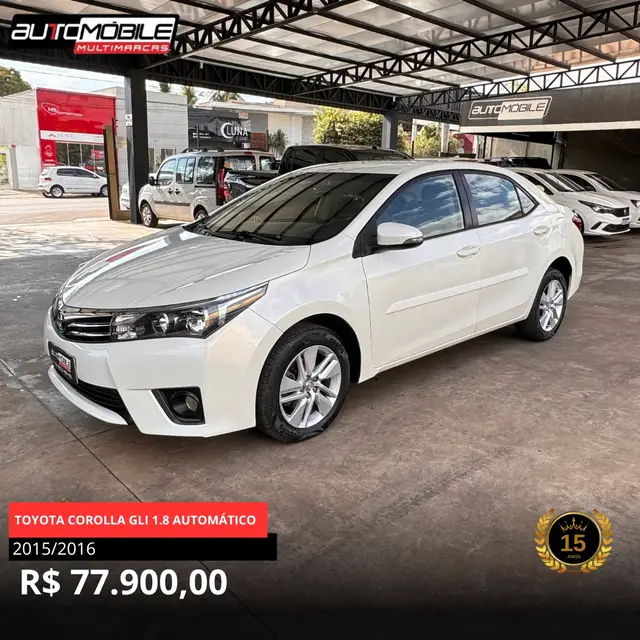 Carro Toyota Corolla 2016 1.8 GLi (Aut.)