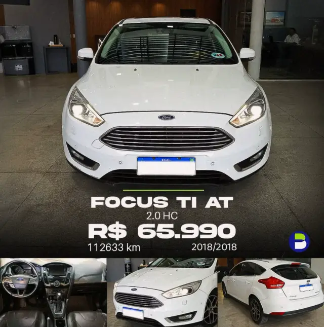 Carro Ford Focus Hatch 2018 Titanium 2.0 PowerShift