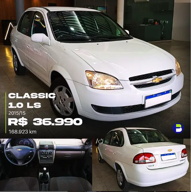 Carro Chevrolet Classic 2015 LS 1.0 VHCE (Flex)