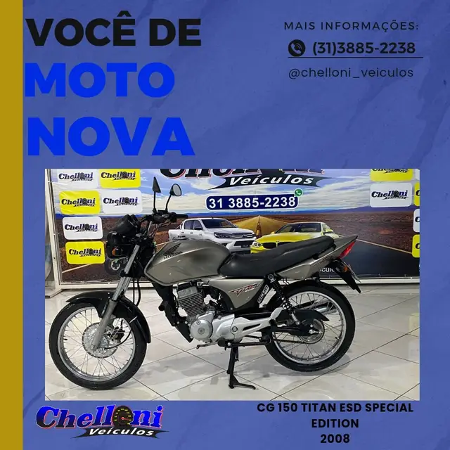 Moto Honda CG 150 2008 Titan ESD