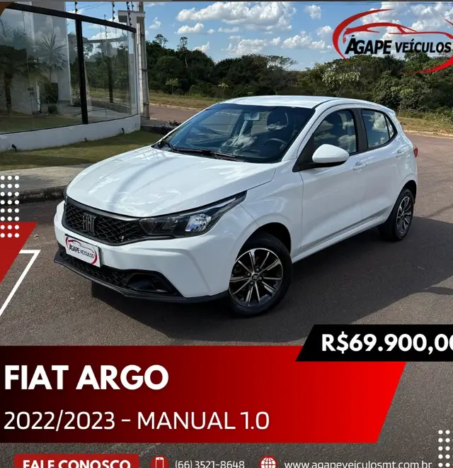 Carro Fiat Argo 2023 1.0 (Flex)