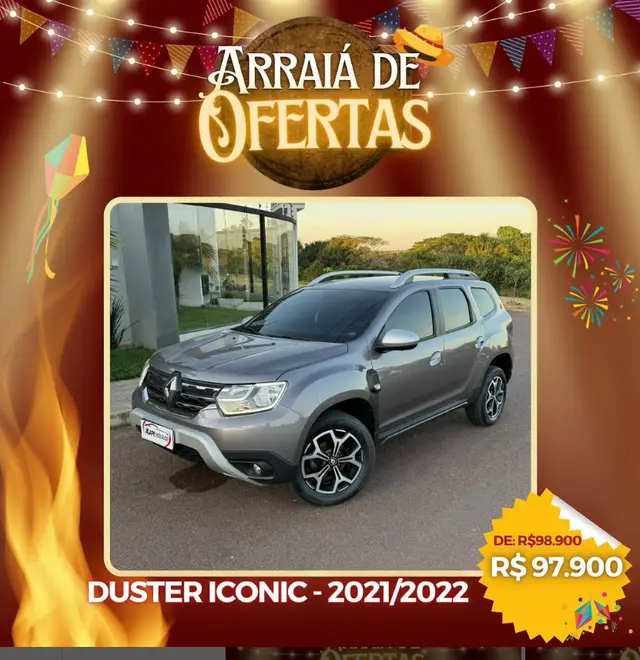Carro Renault Duster 2022 Zen 1.6 16V (Flex)