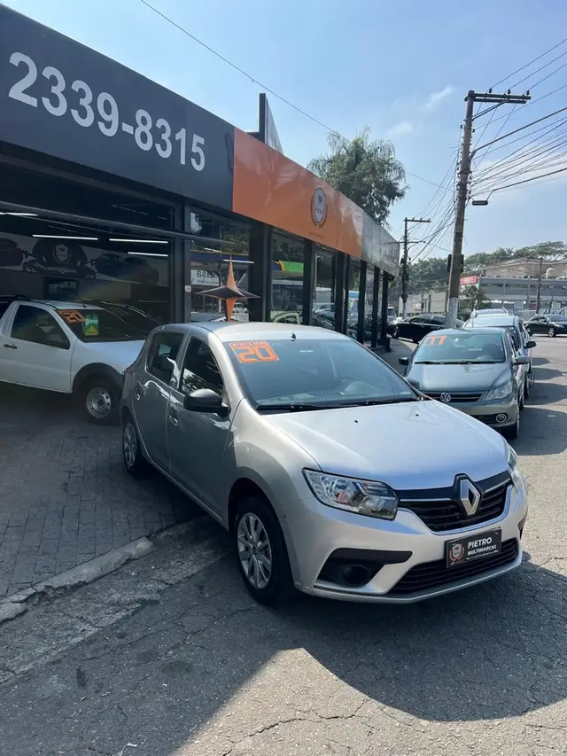 Carro Renault Sandero 2020 Life 1.0 12V SCe (Flex)