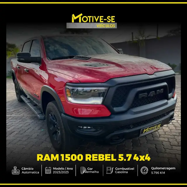 Carro RAM 1500 2023 Rebel 5.7