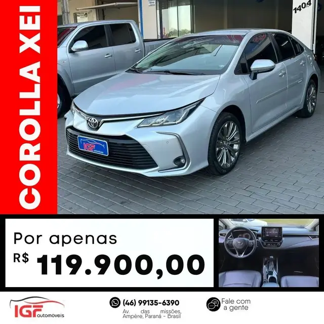 Carro Toyota Corolla Cross 2021 XRE 2.0 (flex) (Aut)