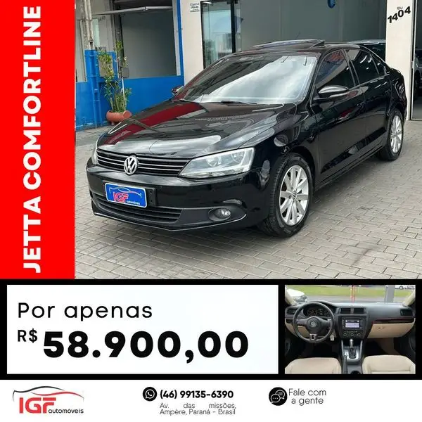 Carro Volkswagen Jetta 2013 2.0 Comfortline Tiptronic (Flex)