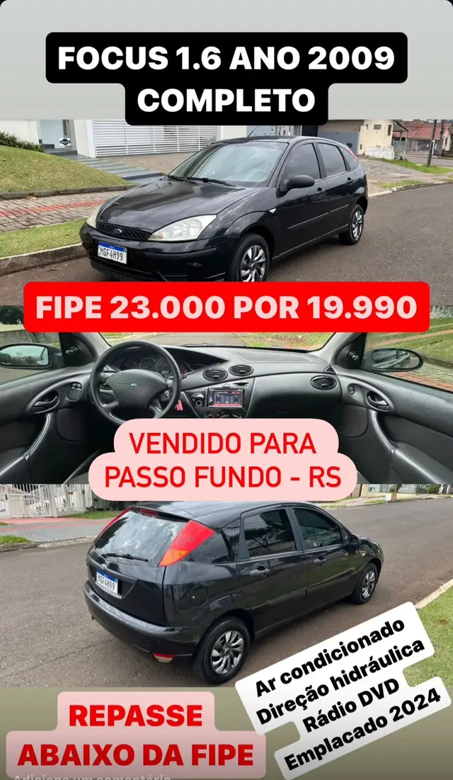 Carro Ford Focus Hatch 2011 Ghia 2.0 16V (Flex)