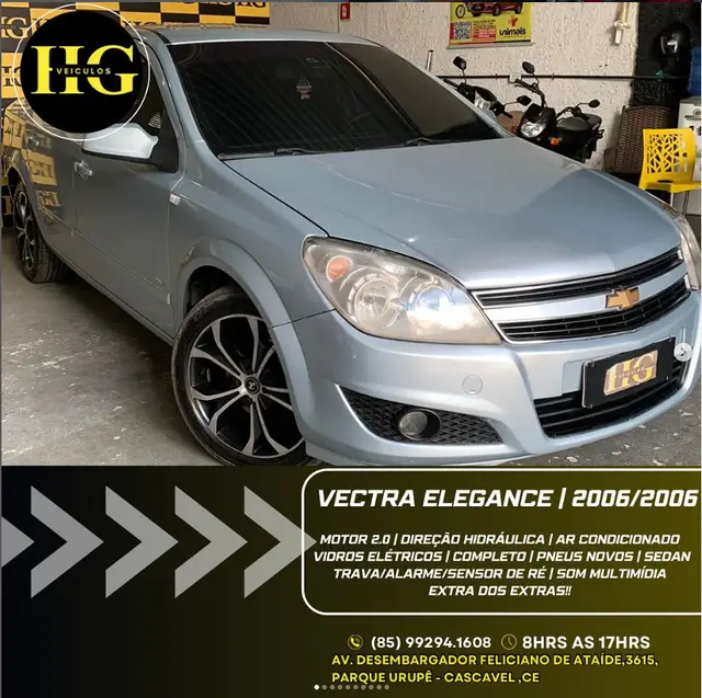 Carro Chevrolet Vectra 2006 Elegance 2.0 (Flex) (Aut)