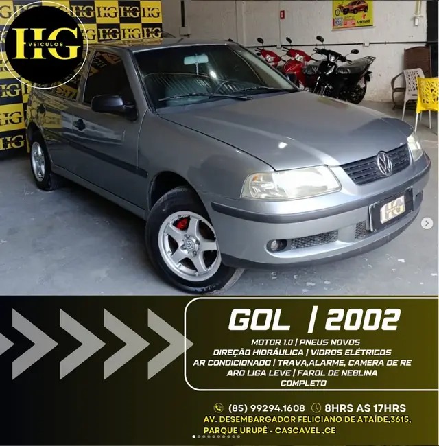 Carro Volkswagen Gol 2002 Plus 1.0 MI G3 16V