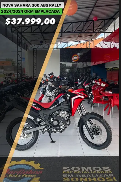 Carro Honda XRE Sahara 300 2024 Rally