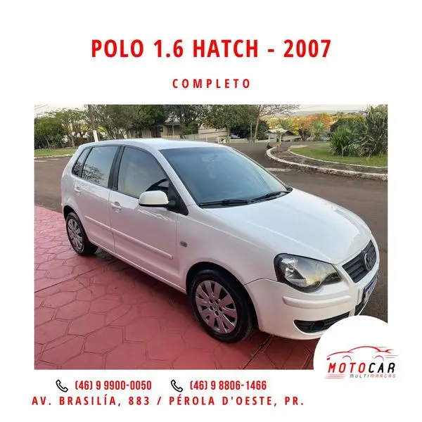 Carro Volkswagen Polo 2007 Hatch. 1.6 8V (Flex)