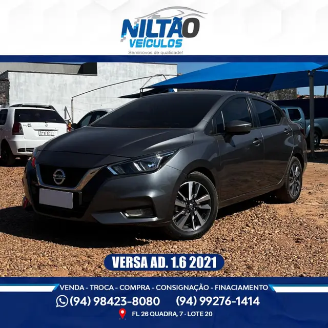 Carro Nissan Versa 2021 Advance 1.6 (Flex) (Aut)