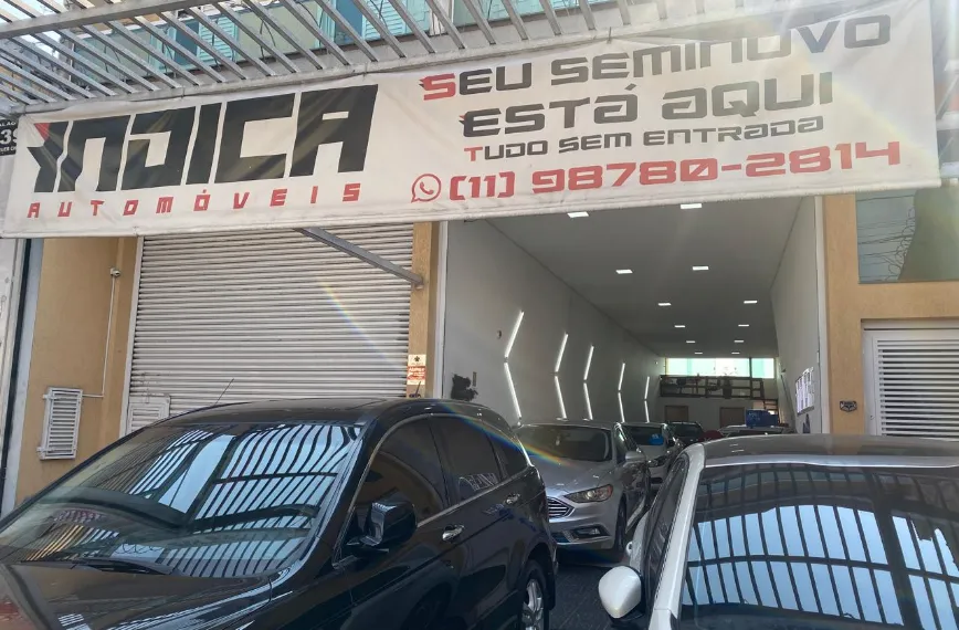 Fachada da loja Veículos à venda em INDICA AUTOMOVEIS - São Paulo - SP | Mobiauto