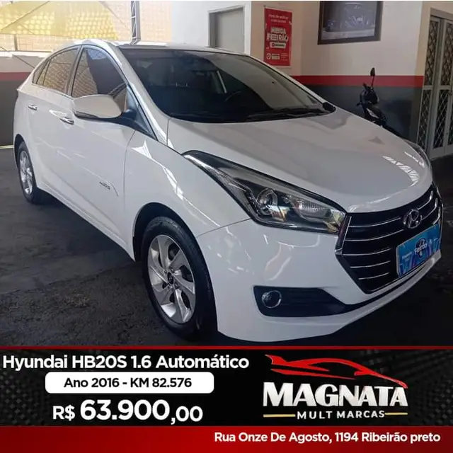 Carro Hyundai HB20S 2016 1.6 Premium (Aut) (Flex)
