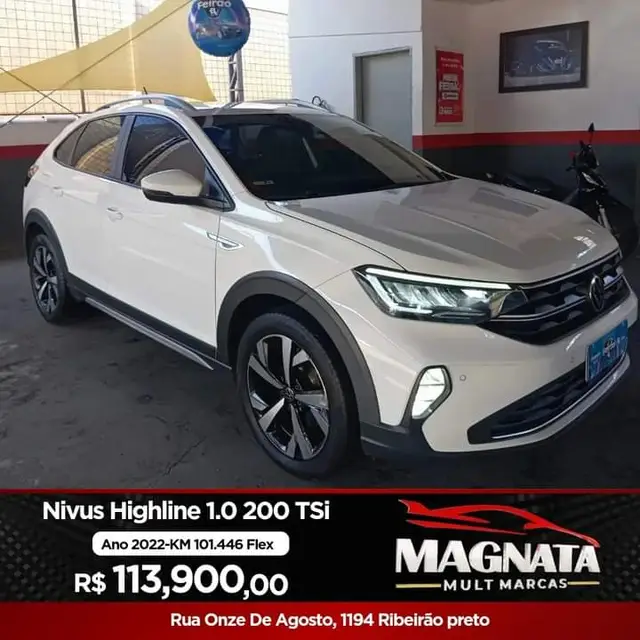 Carro Volkswagen Nivus 2022 Highline 1.0 Turbo (Flex) (Aut)