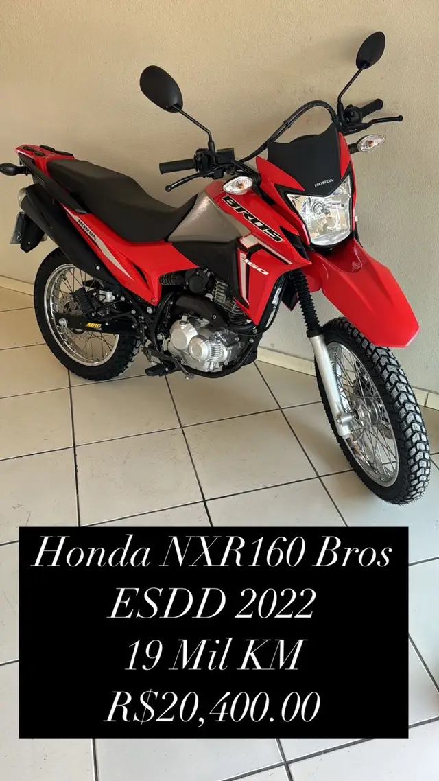 Moto Honda NXR 160 2022 Bros ESDD