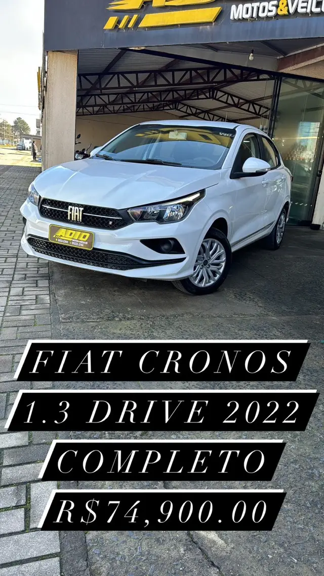 Carro Fiat Cronos 2022 Drive 1.3