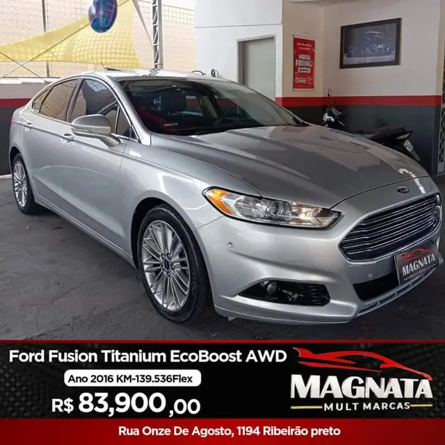 Carro Ford Fusion 2016 2.0 EcoBoost Titanium AWD (Aut)
