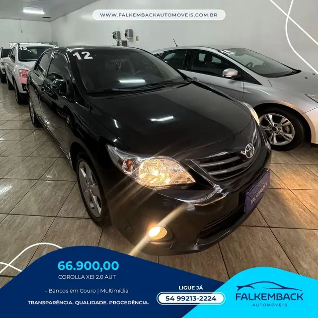 Carro Toyota Corolla 2012 2.0 XEi Multi-Drive S (Flex)