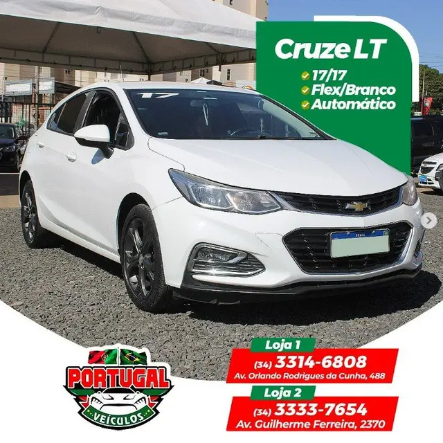 Carro Chevrolet Cruze 2017 LT 1.4 16V Turbo Ecotec (Aut) (Flex)