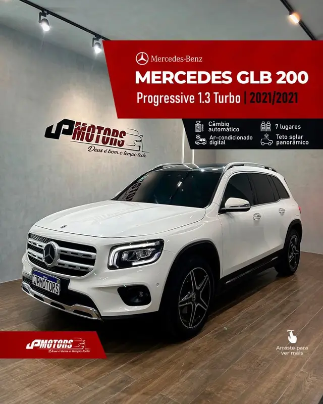 Carro Mercedes-Benz GLB 200 2021 Progressive 1.3 Turbo (Aut)