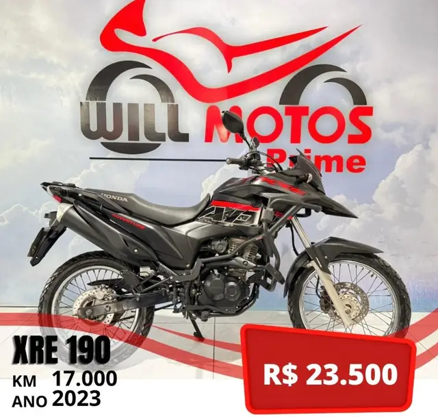 Moto Honda XRE 190 2023 Adventure