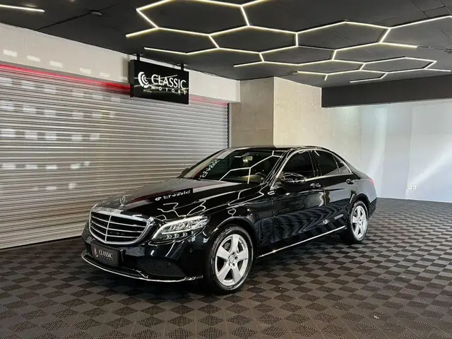 Carro Mercedes-Benz C 180  2019 Exclusive 1.6 CGI Gasolina (Aut)